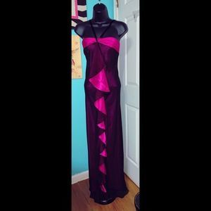 Like new beautiful pink/black formal dress